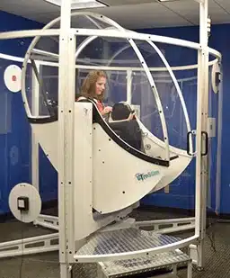 Concussion Therapy with GyroStim Multi-axial Rotation System